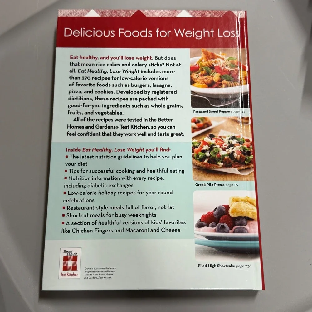 Better Homes & Gardens Eat Healthy Lose Weight‎ Cookbook 270+ Recipes
